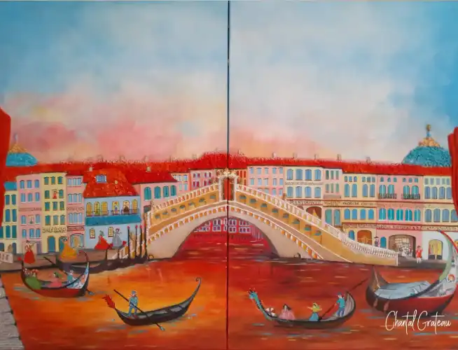 Théâtre de Venise 120 x 81