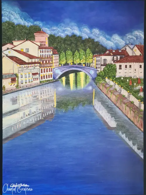 Le Pont 100x80