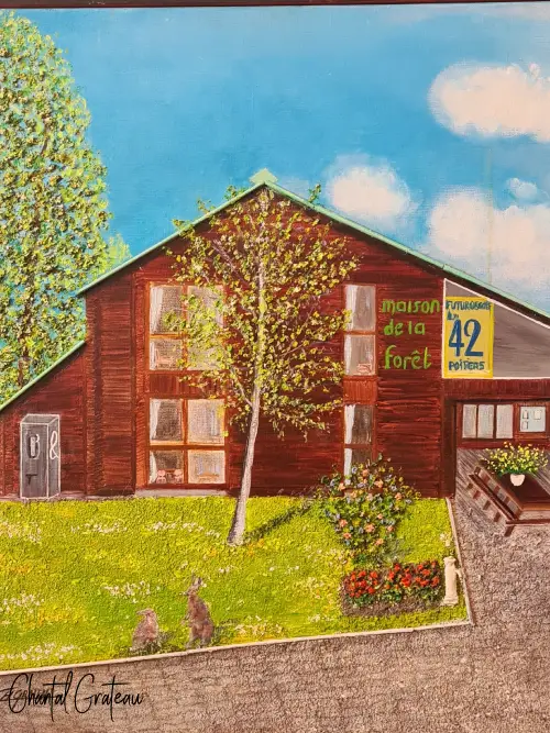 Maison de la forêt 65x55